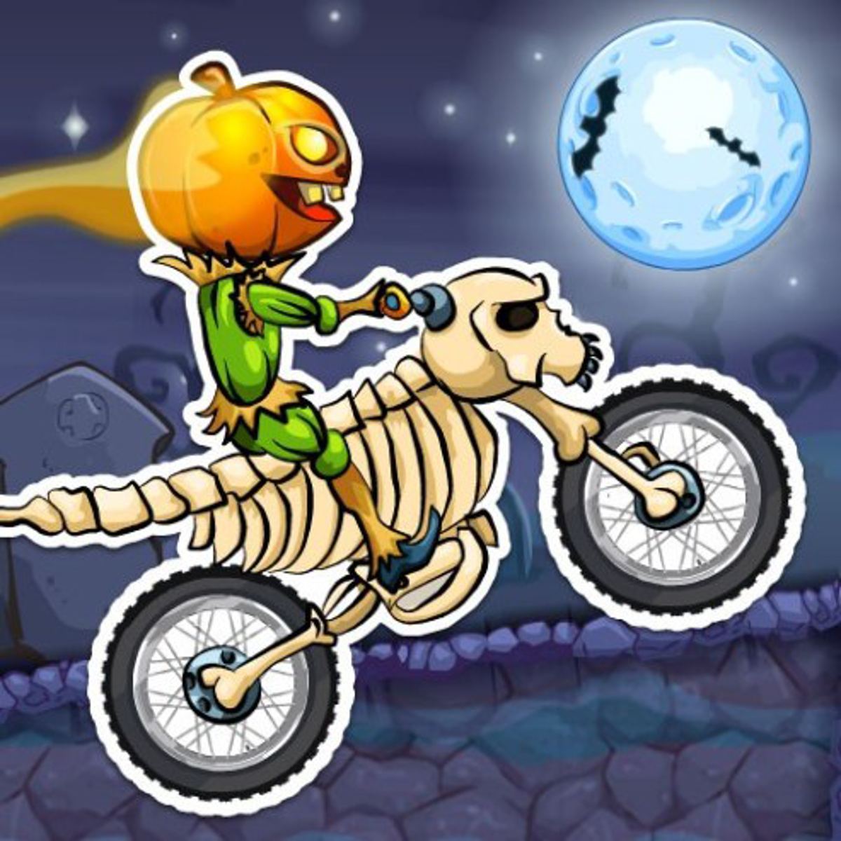 Moto X3M Spooky Land game thumbnail