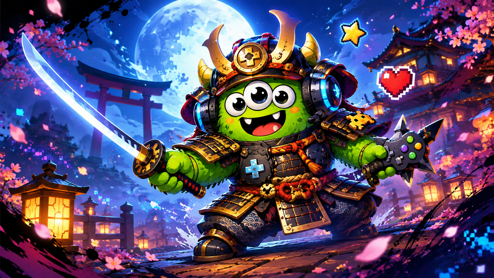 Samurai Monster Wallpaper